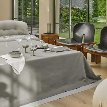 Скатерть из чистого хлопка - всегда Fazzini, камень