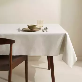 Скатерть из хлопка и переработанного полиэстера Polo El Corte Ingls, бежевый