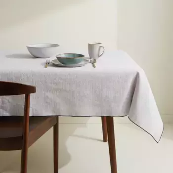 Скатерть из льна и хлопка Laber Room - El Corte Ingls, серый