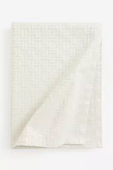 Скатерть из смеси хлопка H&M, 140x320 см, бежевый