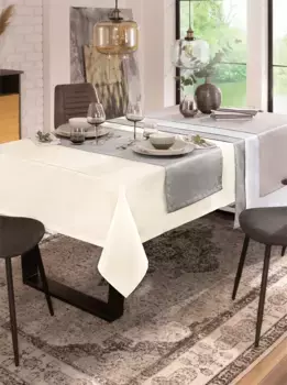 Скатерть Курт Бауэр Curt Bauer 160х220 см, белый