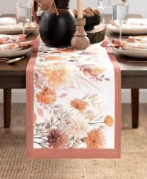 Скатерть «Осенние цветы», 13 x 70 дюймов Elrene, мультиколор