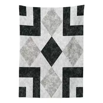 Скатерть с эффектом мрамора Twentyfour, черный