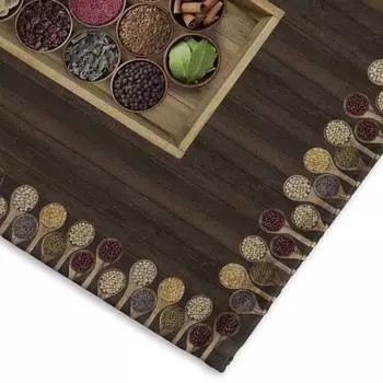 Скатерть с цифровой печатью Dmora, коричневый