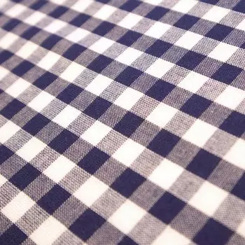 Скатерть с рисунком из чистого хлопка - в клетку Lisola, синий