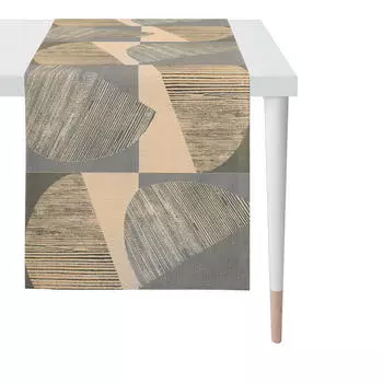 Скатерть стиль 44/140 см Ambiente, серо-коричневый