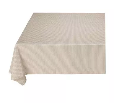 Скатерть vtwonen Gestreift II, 150x2x250 см цвет beige/weiss