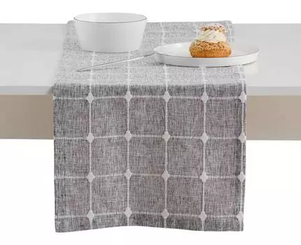 Скатерть винтро Home & You, серый