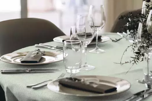 Скатерть-вирт "Бервик", (1 шт.) Wirth 190х130 см, зеленый