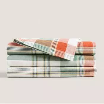 Скатерть Zara Home Check Cotton