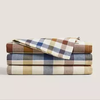 Скатерть Zara Home Check Cotton