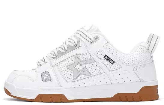 SKBD Pro Скейтборд Кроссовки Унисекс Низкий Белый Ripstar