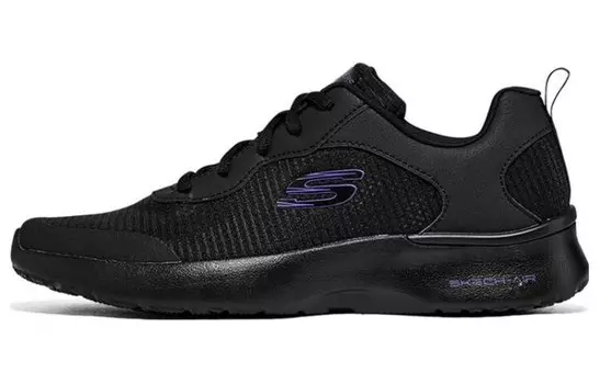 Skech-Air Dynamight Кроссовки для жизни мужские с низким верхом, черные/фиолетовые Skechers