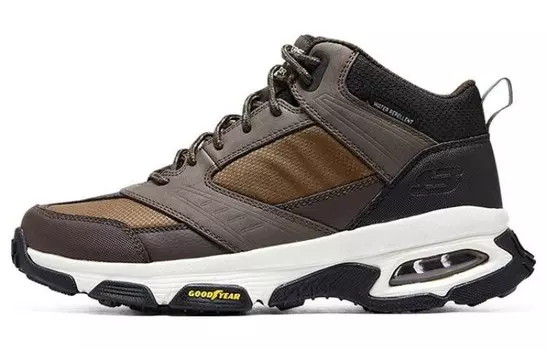 SKECH-AIR Кроссовки мужские высокие бежевые Skechers