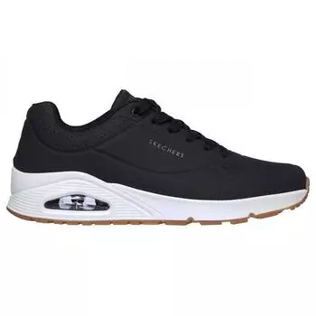 Skechers 52458_BLK Черные мужские прогулочные кроссовки на шнуровке