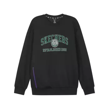 Skechers Американская толстовка унисекс черная