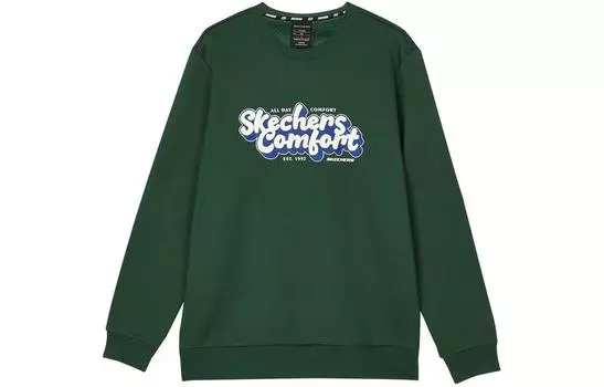 Skechers Американская толстовка унисекс сосново-зеленая