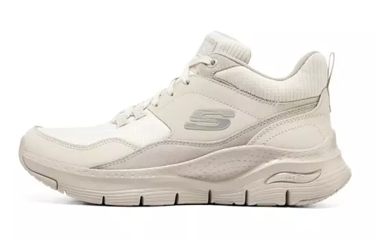 Skechers Arch Fit Lifestyle Shoes Women's Mid-top White