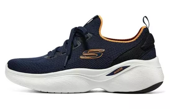 Skechers Arch Fit Series Lifestyle Shoes Men Low-top Blue/yellow