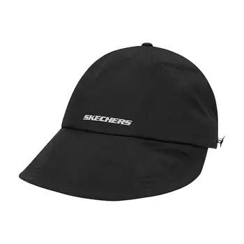 Skechers Бейсболка из полиамида унисекс, карбоново-черная
