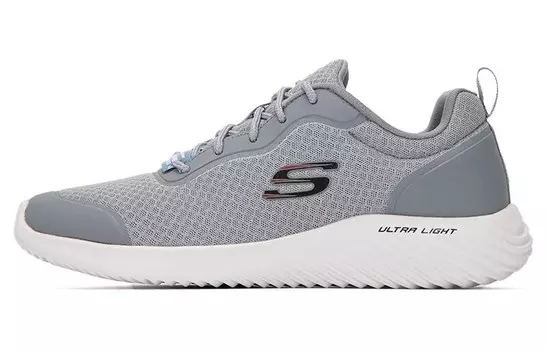 Skechers Bounder Lifestyle Shoes Men Low-top Gray/White/Black