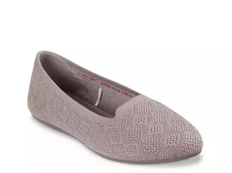 Skechers Cleo Smoking Flat, серо-коричневый