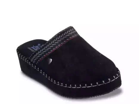 Skechers Cozy Rise Rosey Wedge Clog, черный