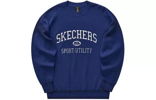 Skechers Цветная толстовка унисекс темно-синего цвета
