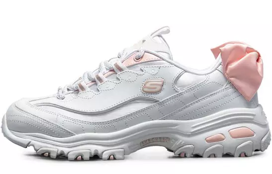 Skechers D"Lites 1.0 Lifestyle Shoes Women's Low-top White/pink