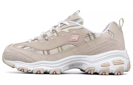 Skechers D"Lites 1.0 Lifestyle Shoes Women's Low-top Taupe