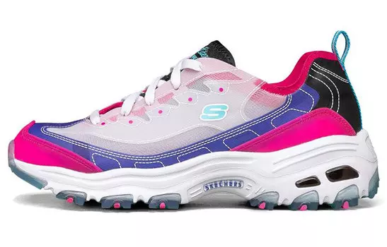 Skechers D"Lites 1.0 Lifestyle Shoes Women's Low-top Blue/pink