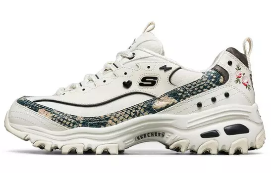 Skechers D"LITES Series Lifestyle Shoes Women's Low-top White