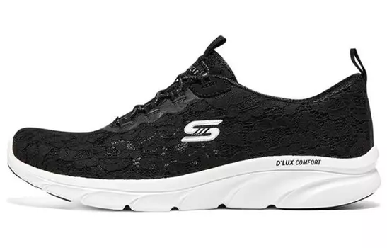 Skechers D"lux Comfort Lifestyle Shoes Women's Low-top Black/white