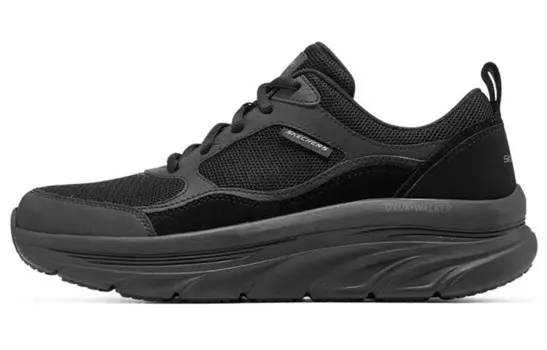 Skechers D"lux Walker Lifestyle Shoes Men Low-top All Black