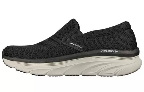 Skechers D"lux Walker Lifestyle Shoes Men Low-top Black/white