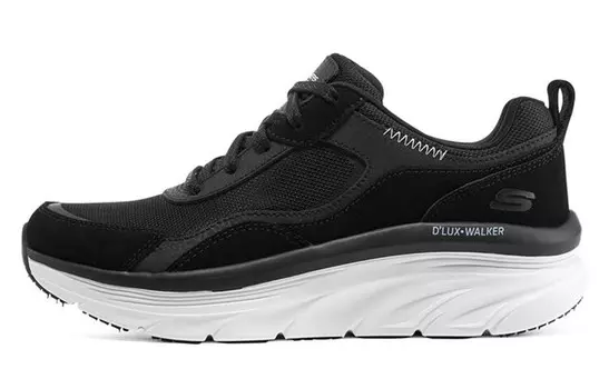 Skechers D"lux Walker Lifestyle Shoes Women's Low-top Black/white