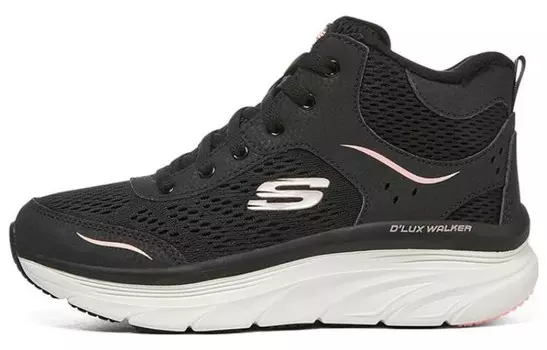Skechers D"lux Walker Lifestyle Shoes Women's Mid-top Black