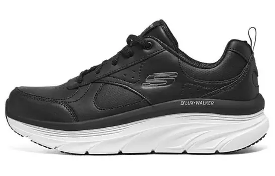 Skechers D"lux Walker Lifestyle Shoes Women's Low-top Black/white