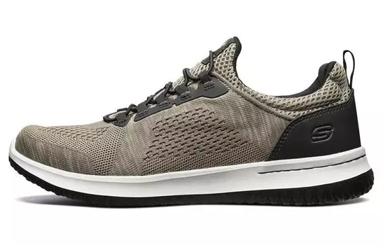 Skechers Delson 1.0 Lifestyle Shoes Men Low-top Grey/brown