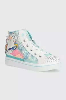 Skechers Детские кроссовки TWI-LITES 2.0 ENCHANTED UNICORN, бирюзовый