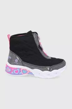 Skechers Детские зимние ботинки, черный