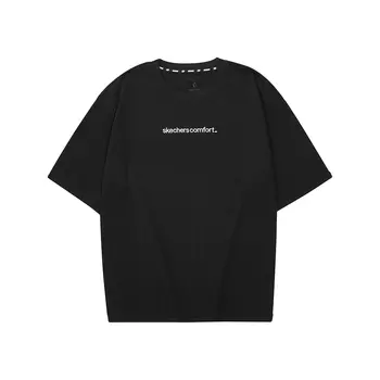 Skechers Футболка Sportlife унисекс, карбон-черная