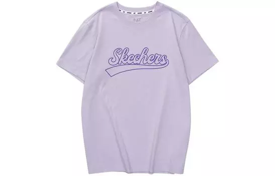 Skechers Футболка SS24 унисекс, фиолетовая орхидея