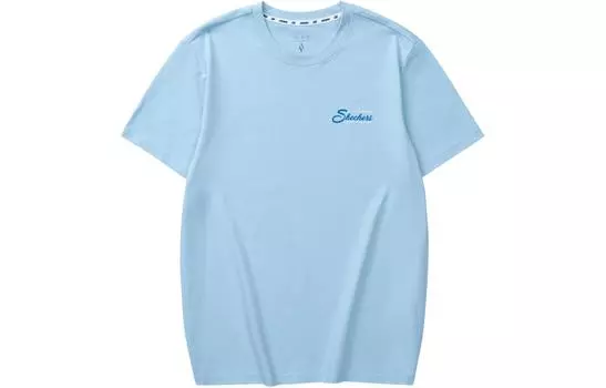 Skechers Футболка SS24 унисекс небесно-голубая