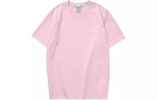 Skechers Футболка унисекс Bittern Pink с цветным рукавом и заниженной линией плеч