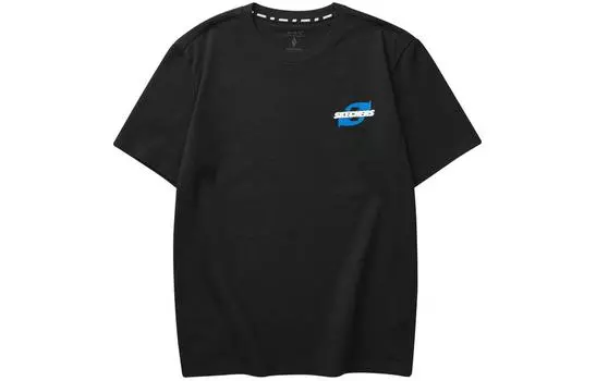 Skechers Футболка унисекс карбон-черная
