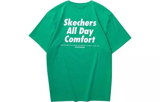 Skechers Футболка унисекс «Листовая зелень»