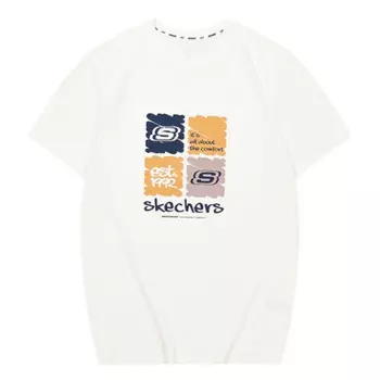 Skechers Футболка унисекс Marshmallow White