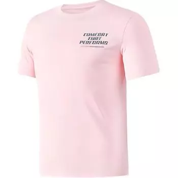 Skechers Футболка унисекс мелово-розовая