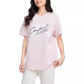 Skechers Футболка унисекс мелово-розовая